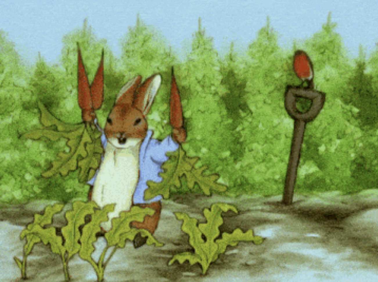 Peter Rabbit Writing Station